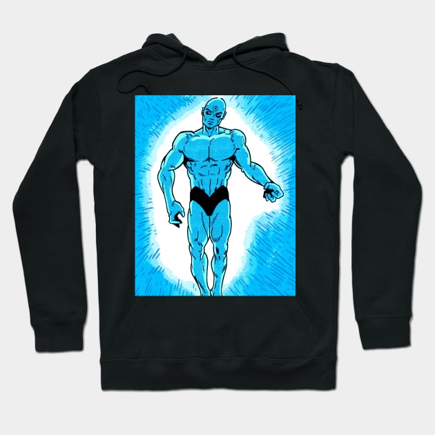 DR. MANHATTAN Hoodie by Defsnotadumb